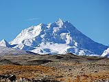 02 Jobo Rabzang From South Of Tingri Jobo Rabzang (6666m) has impressive rock and ice towers just northwest of Nangpa La near the border of Nepal and Tibet.